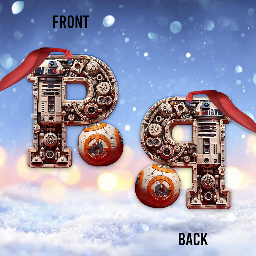 Alphabet Letters - Personalized The Force Ornament