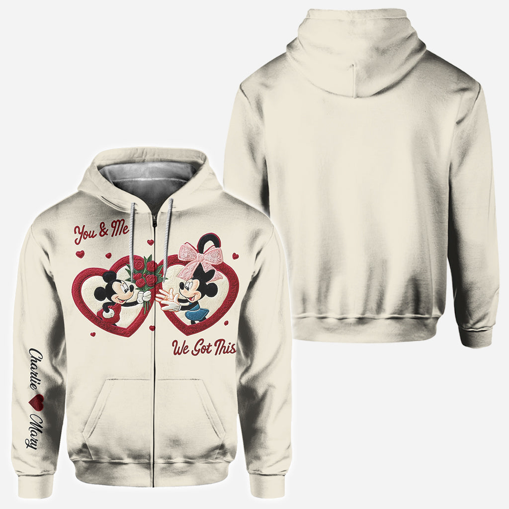 Magic Couple - Personalized Mouse All Over Shirt