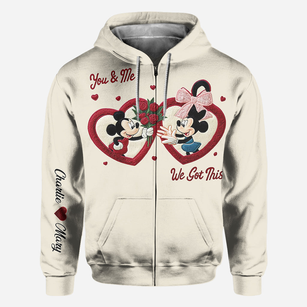 Magic Couple - Personalized Mouse All Over Shirt