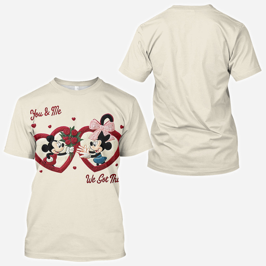 Magic Couple - Personalized Mouse All Over Shirt