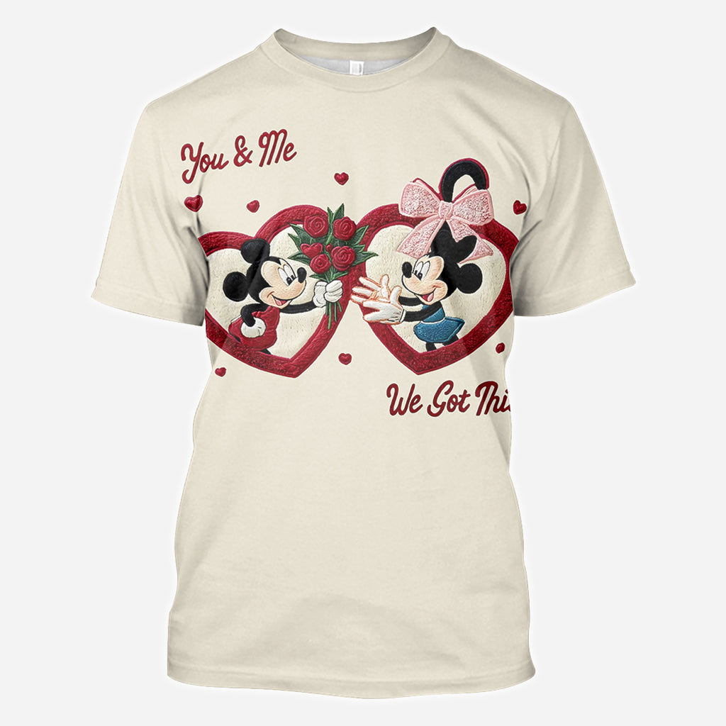 Magic Couple - Personalized Mouse All Over Shirt