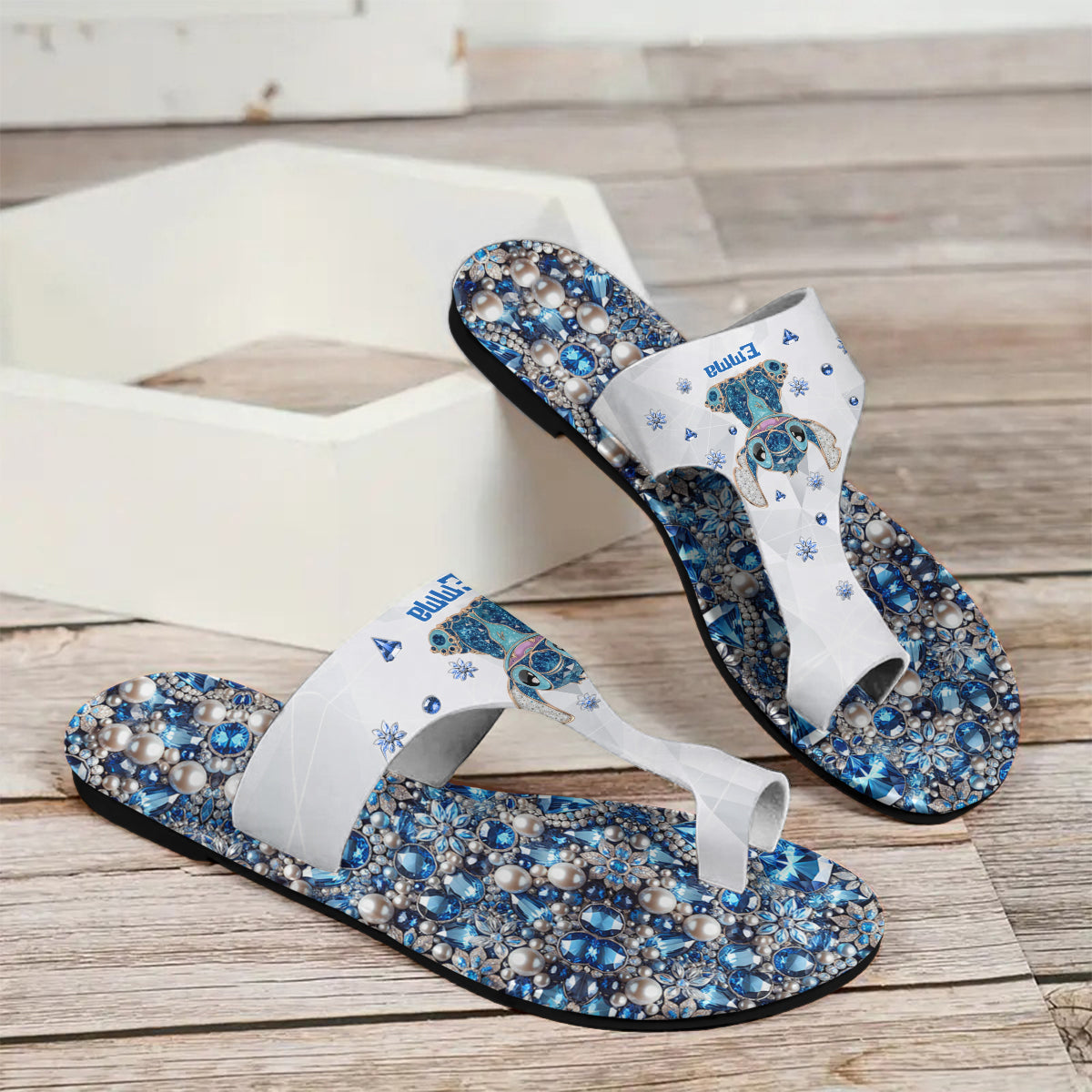 Ohana Means Family - Personalized Ohana Open Toe Sandals