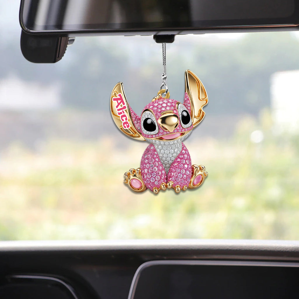 Blue Ohana - Personalized Ohana Car Ornament