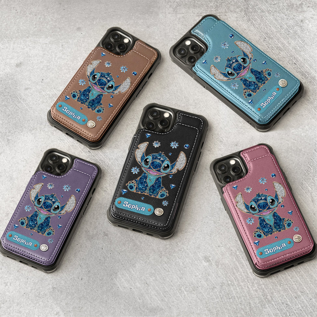 Blue Ohana - Personalized Ohana Wallet Phone Case