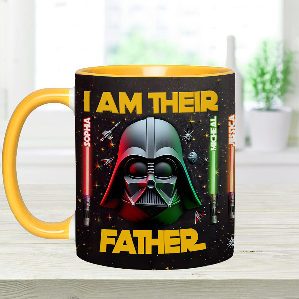 I'm Their Father - Personalized The Force Accent Mug