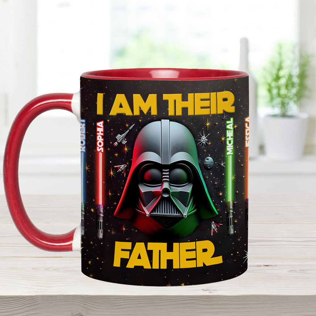 I'm Their Father - Personalized The Force Accent Mug