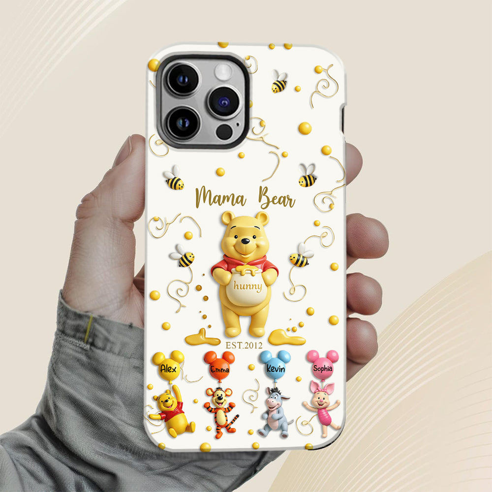 Mama Bear - Personalized Mouse Full Print Phone Case