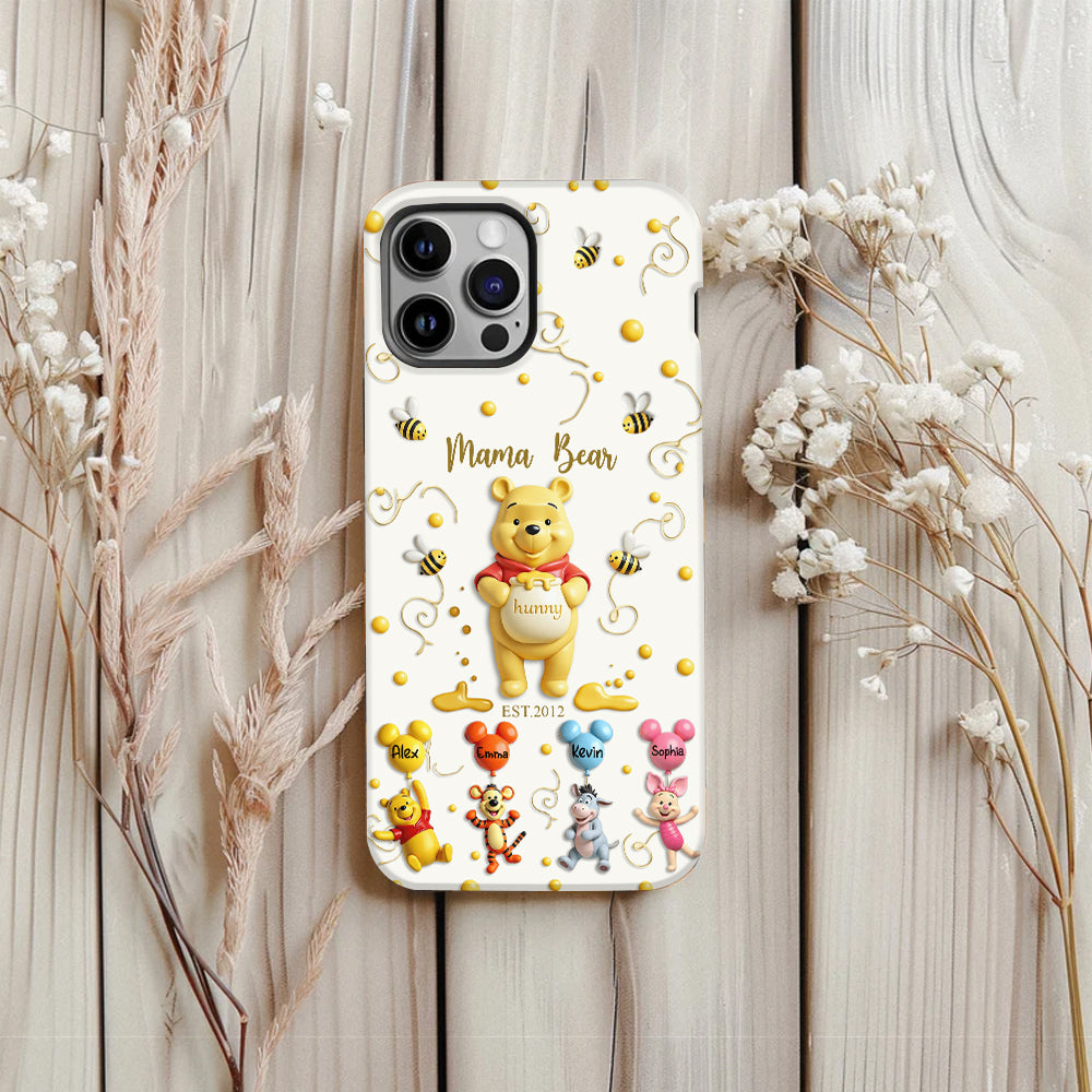 Mama Bear - Personalized Mouse Full Print Phone Case