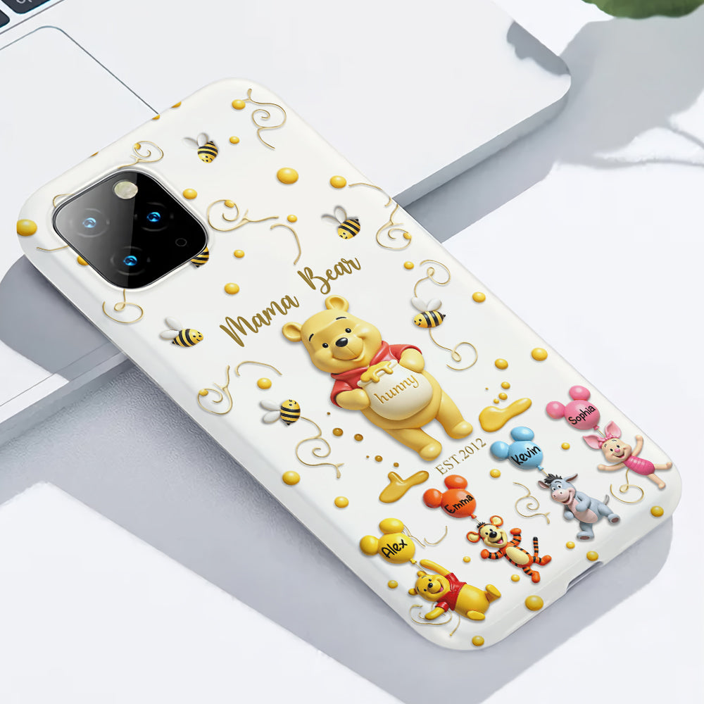 Mama Bear - Personalized Mouse Full Print Phone Case