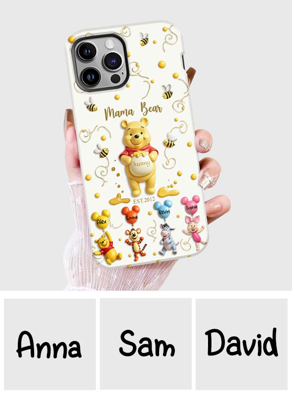 Mama Bear - Personalized Mouse Full Print Phone Case