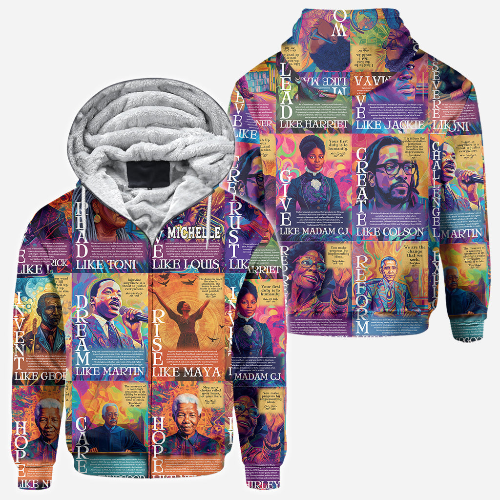 Dream Like Martin Rise Like Maya - Personalized African American All Over Shirt