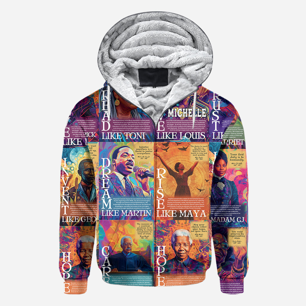 Dream Like Martin Rise Like Maya - Personalized African American All Over Shirt