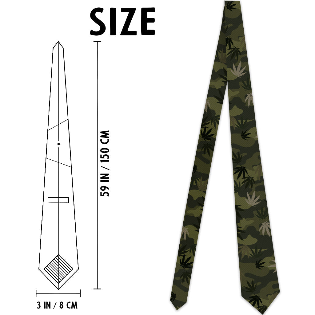World's Dopest Dad Weed Necktie