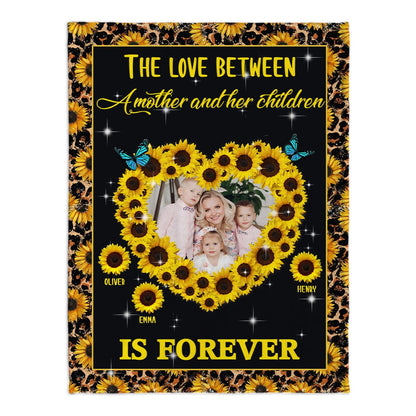 Whenever You Touch This Heart - Gift for mom, wife - Personalized Blanket