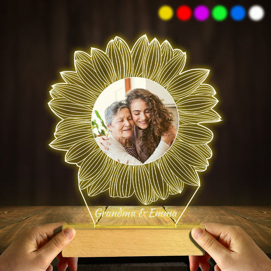 You Are My Sunshine - Gift for mom, grandma, sister, daughter, son, brother, grandpa, dad, wife, husband, friend - Personalized Shaped Plaque Light Base