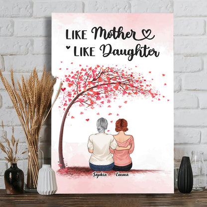 Forever Linked Together - Gift for mom, daughter, son - Personalized Canvas And Poster