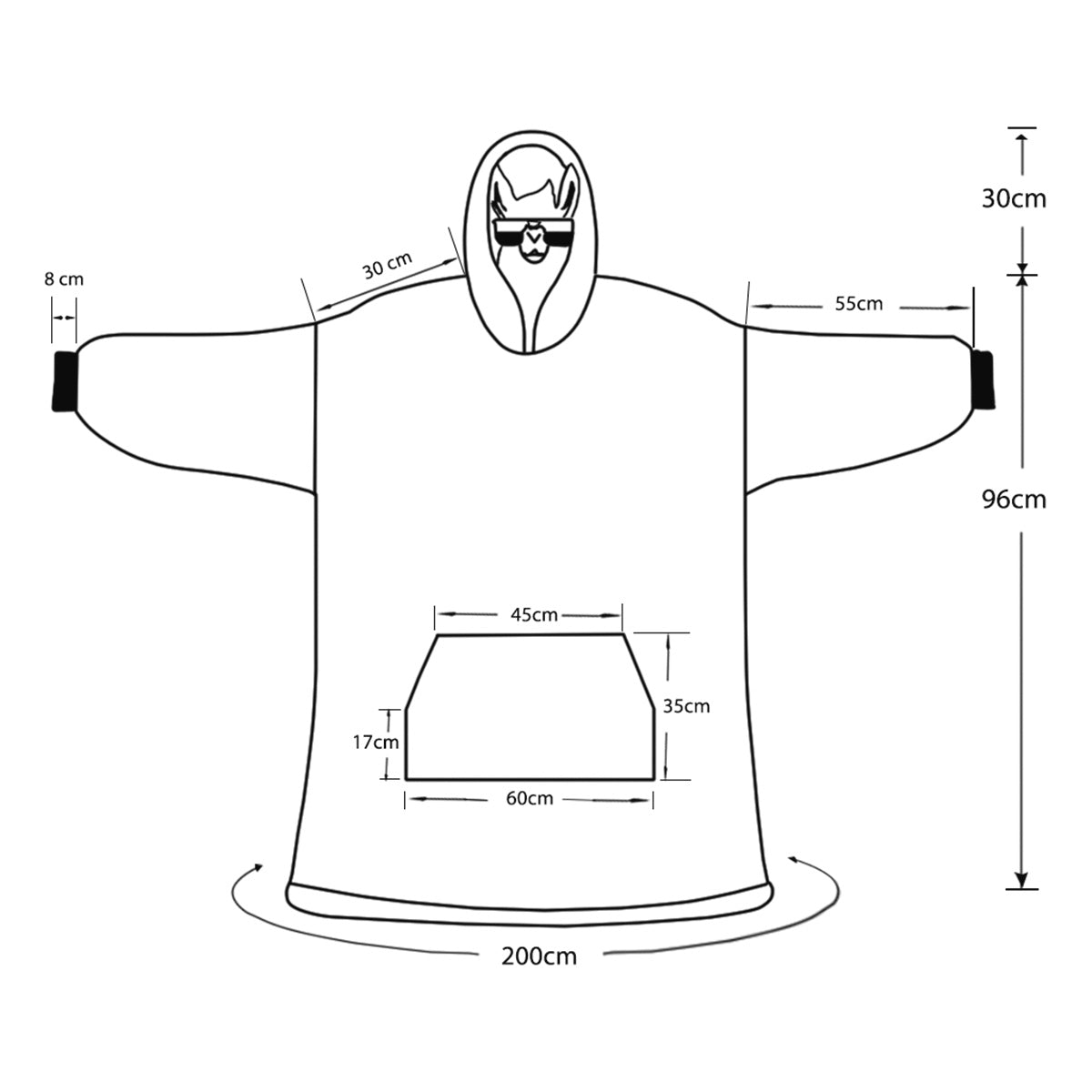 Nightmare - Personalized Nightmare Blanket Hoodie