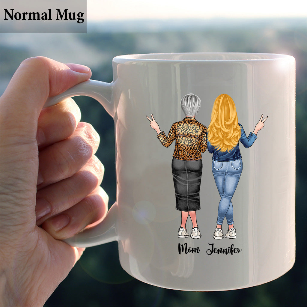 Like Mother Like Daughter Oh Crap - Personalized Mother Mug