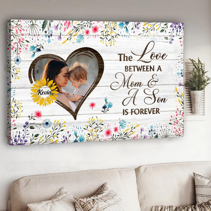 If Moms Were Flowers - Personalized Mother Canvas And Poster