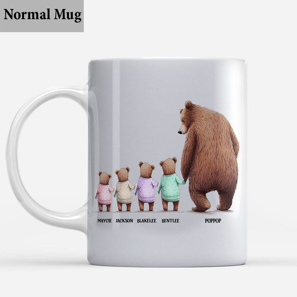 Priceless Papa Bear - Personalized Father's Day Grandpa Mug
