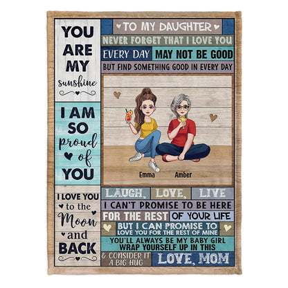 You Are My Sunshine - Personalized Mother's Day Mother Blanket