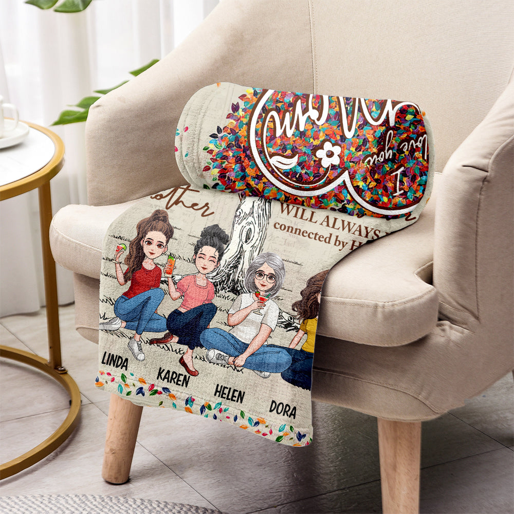 Mother We Love You - Personalized Mother Blanket