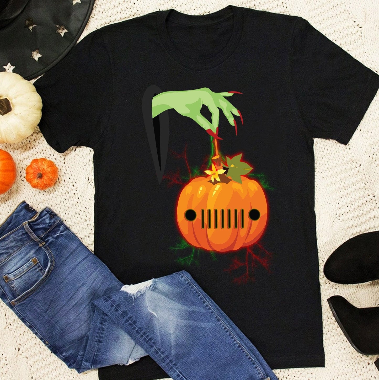 Enjoy Halloween Car T-shirt and Hoodie 0823