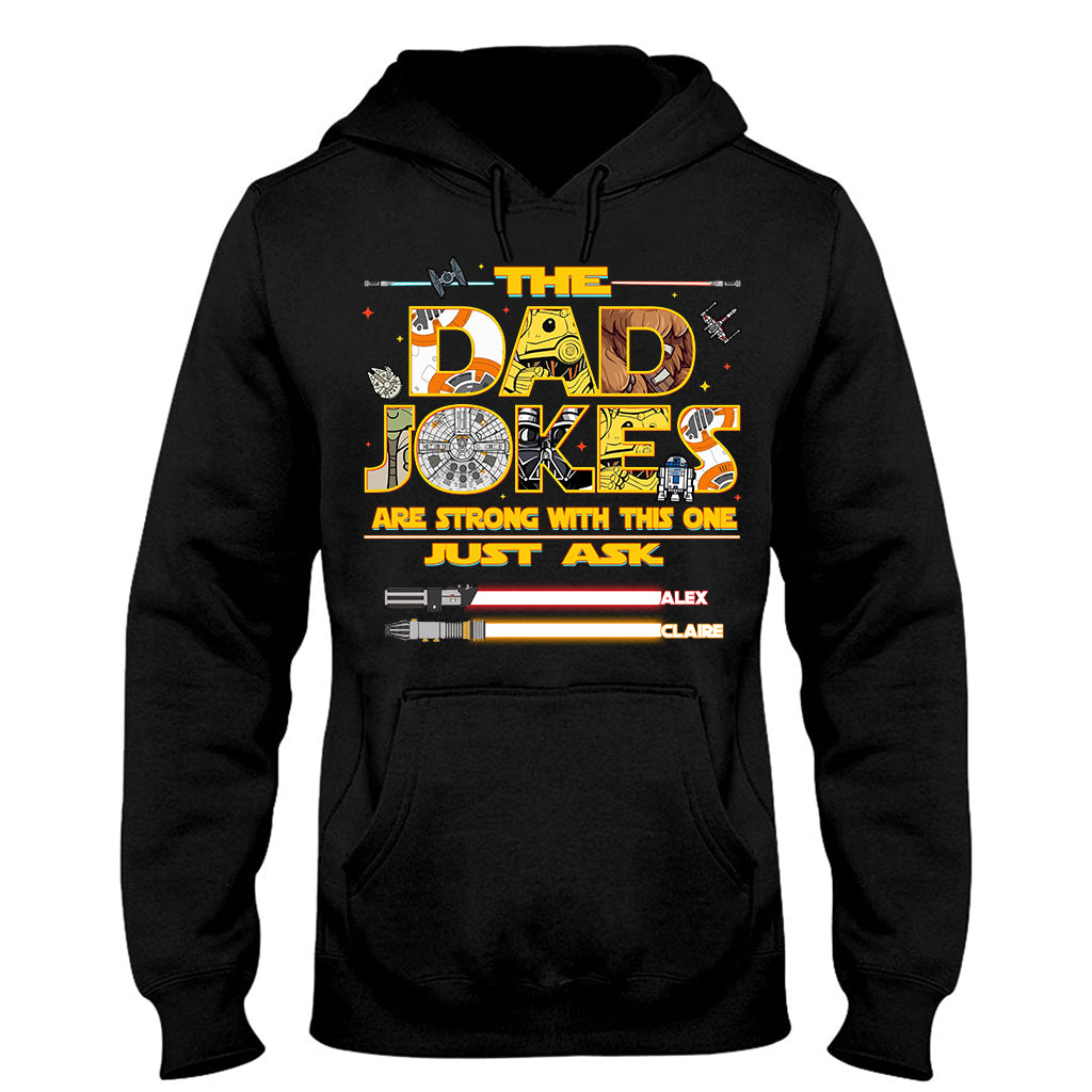 The Dad Jokes - Personalized The Force T-shirt And Hoodie