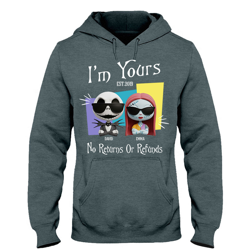 I'm Yours No Returns Or Refunds - Personalized Nightmare T-shirt And Hoodie