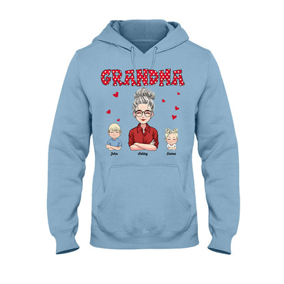 Grandma/ Mother And Kids - Personalized Mother's day Mother T-shirt and Hoodie