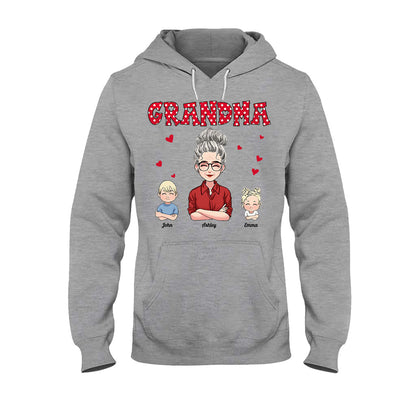 Grandma/ Mother And Kids - Personalized Mother's day Mother T-shirt and Hoodie