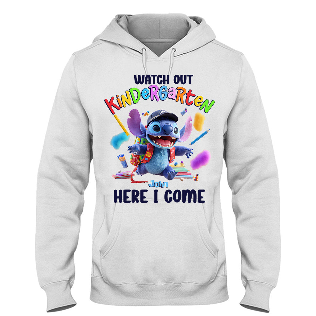 Watch Out Kindergarten Here I Come - Personalized Kid T-shirt And Hoodie