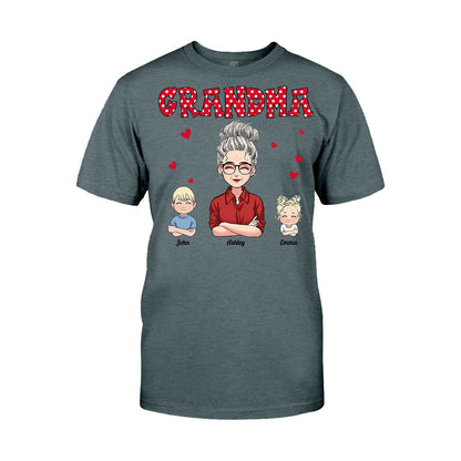 Grandma/ Mother And Kids - Personalized Mother's day Mother T-shirt and Hoodie