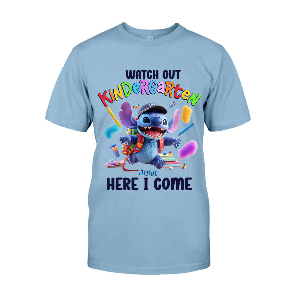 Watch Out Kindergarten Here I Come - Personalized Kid T-shirt And Hoodie