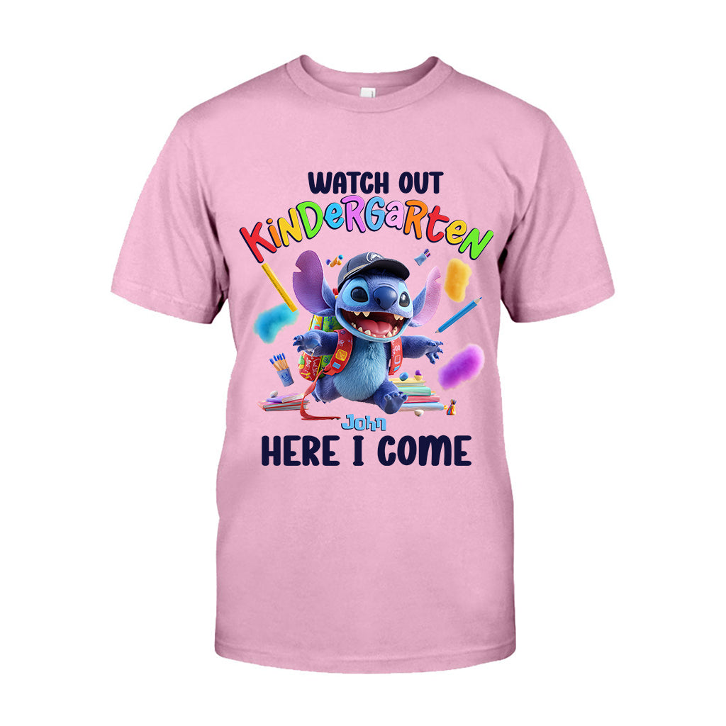 Watch Out Kindergarten Here I Come - Personalized Kid T-shirt And Hoodie