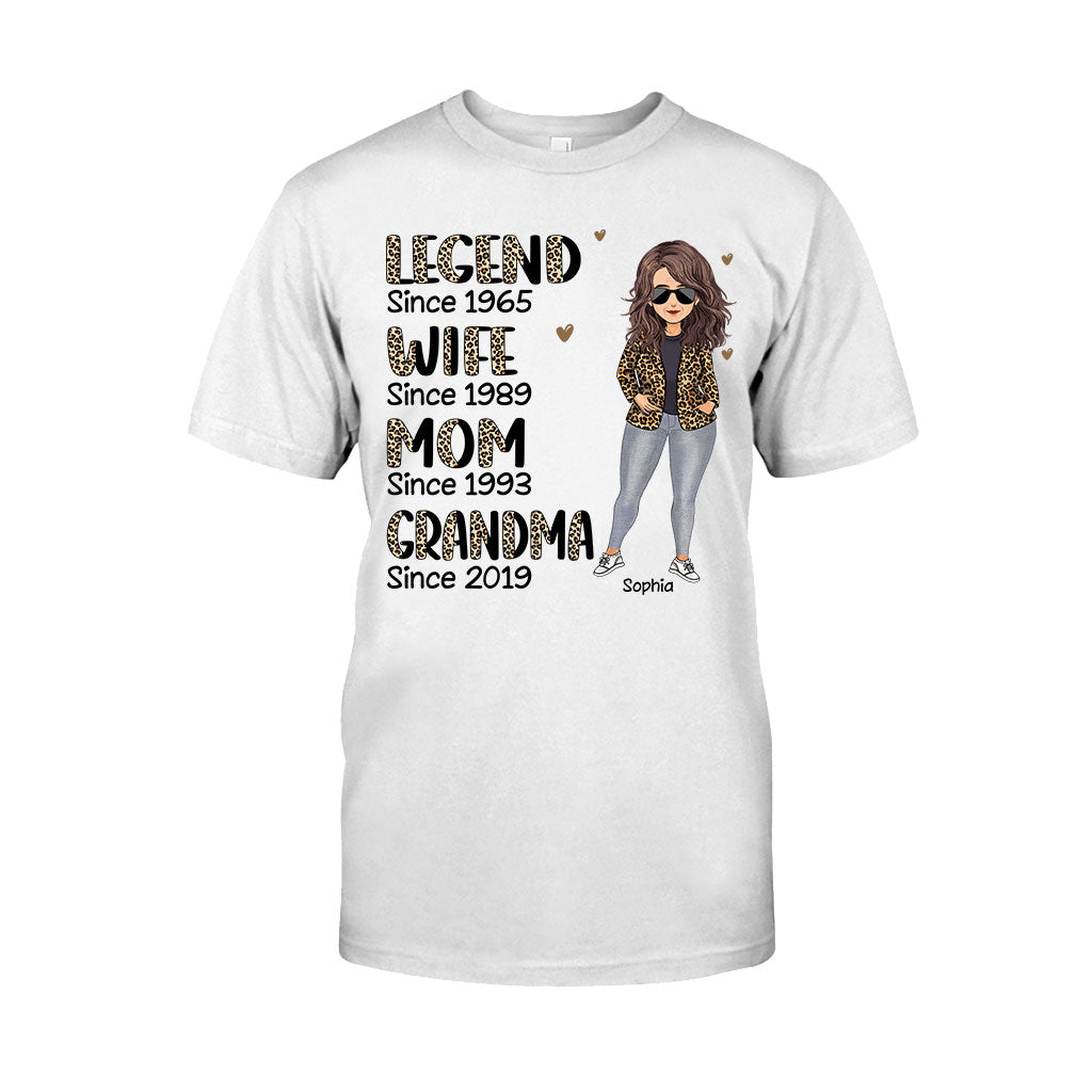 Legend Wife Mom - Personalized Mother's day Mother T-shirt and Hoodie