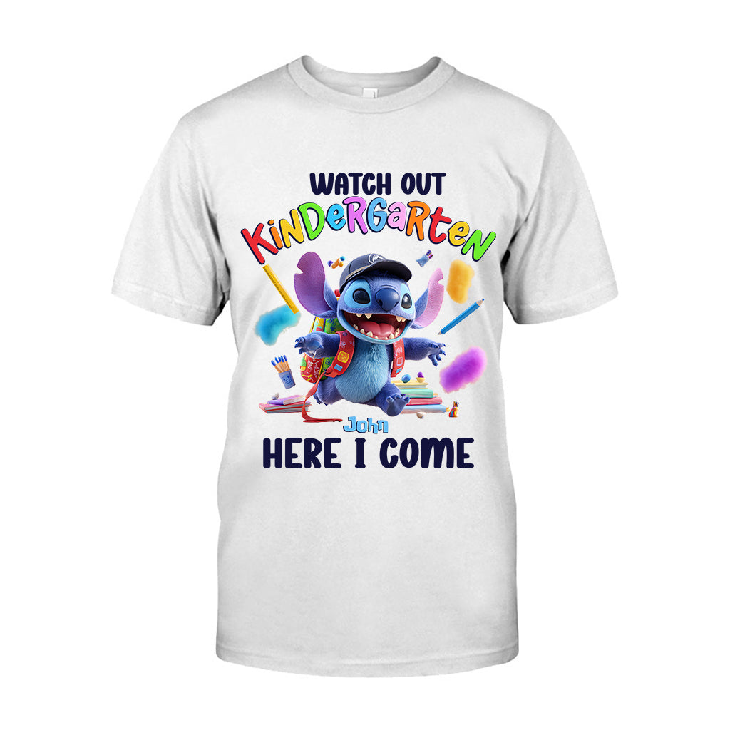 Watch Out Kindergarten Here I Come - Personalized Kid T-shirt And Hoodie