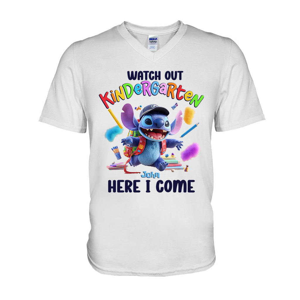 Watch Out Kindergarten Here I Come - Personalized Kid T-shirt And Hoodie