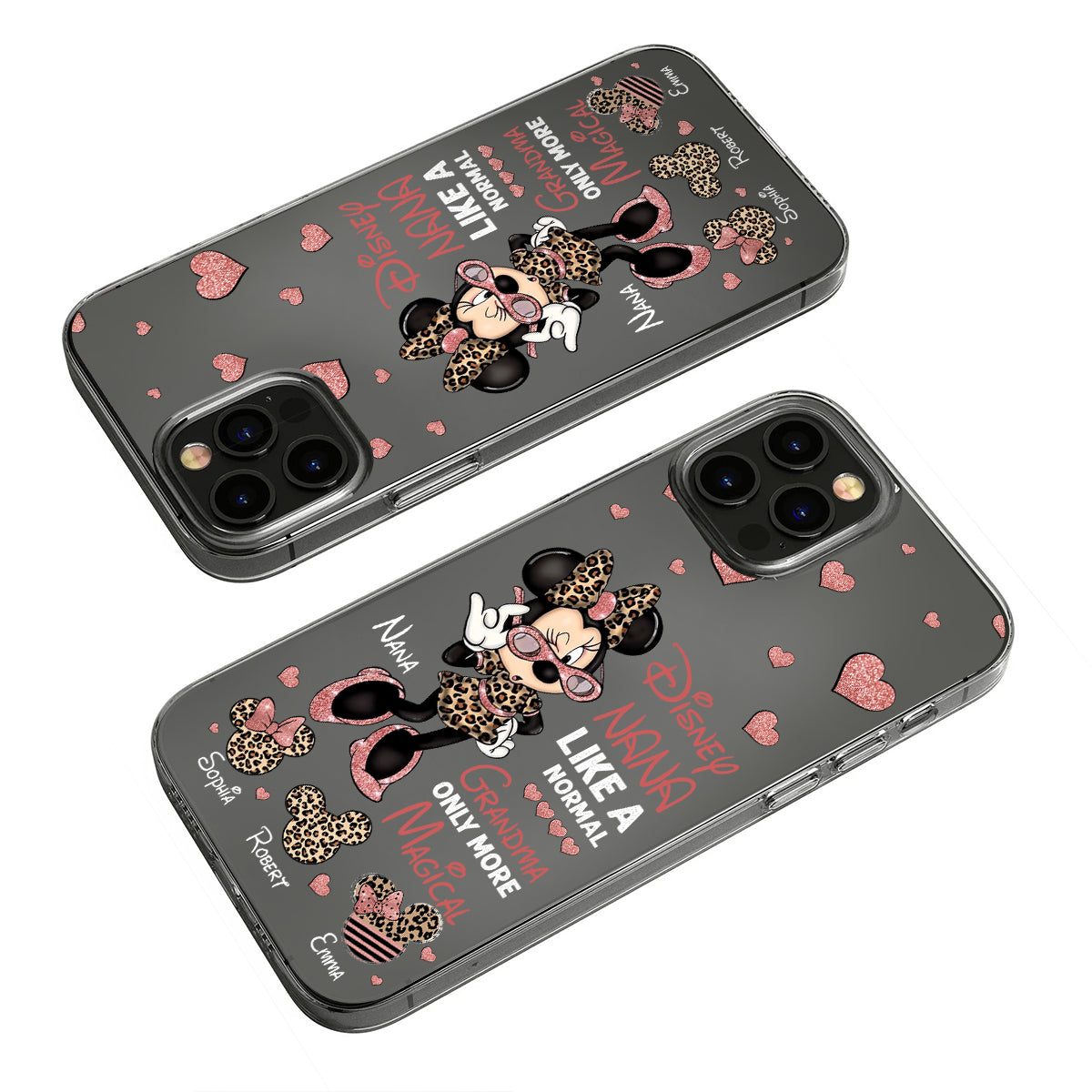 Like A Normal Grandma Only More Magical - Personalized Grandma Clear Phone Case