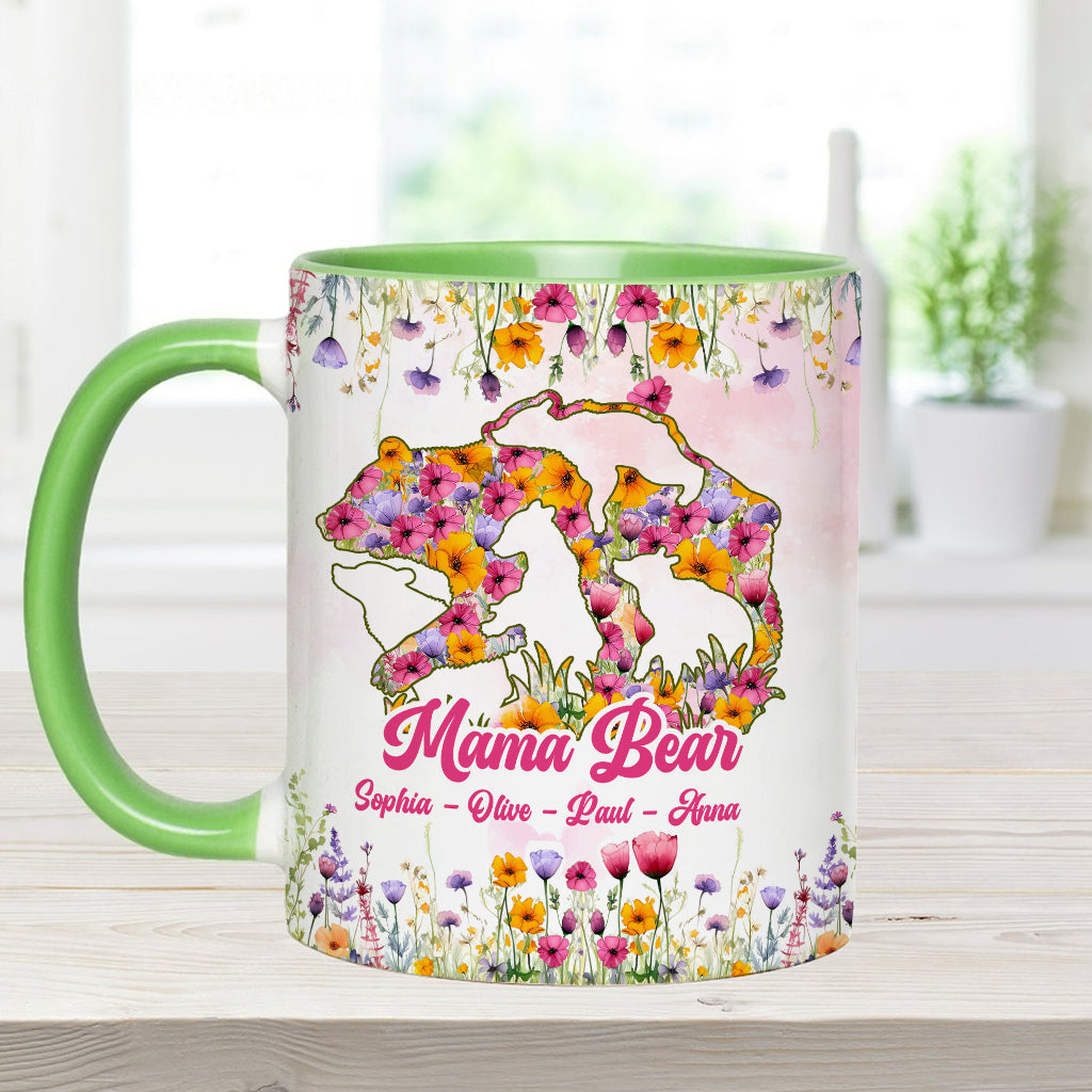 Mama Bear - Personalized Mother Accent Mug