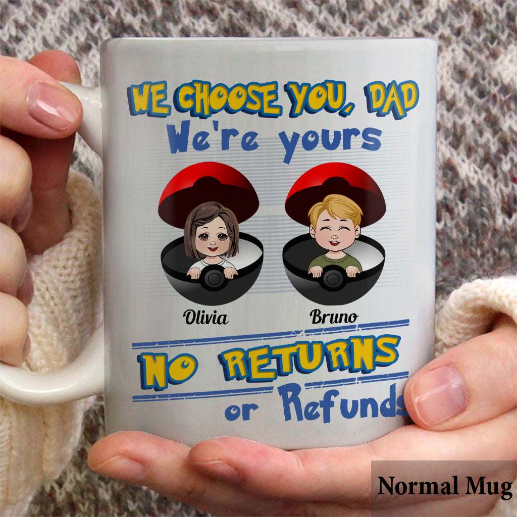 No Returns Or Refunds - Personalized Monster Trainer Mug