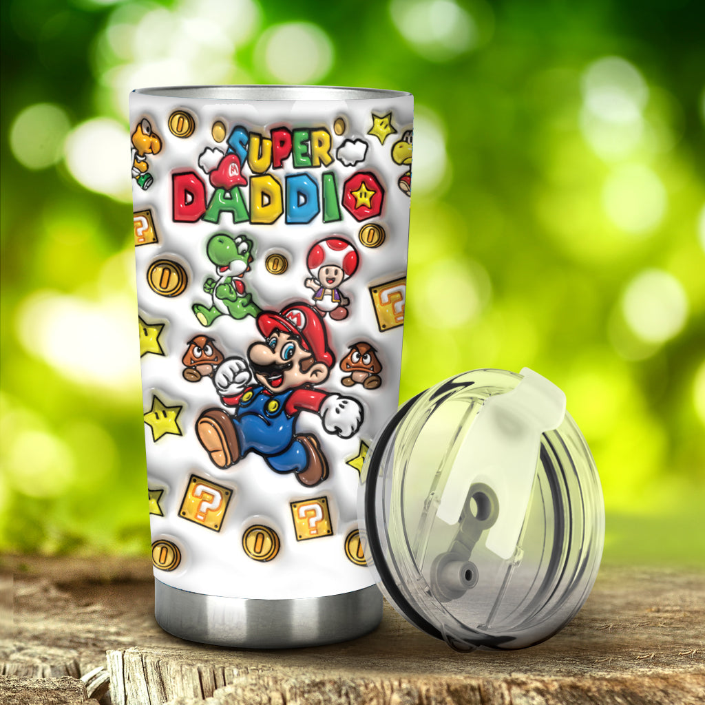 Super Daddio - Personalized Super Plumber Tumbler