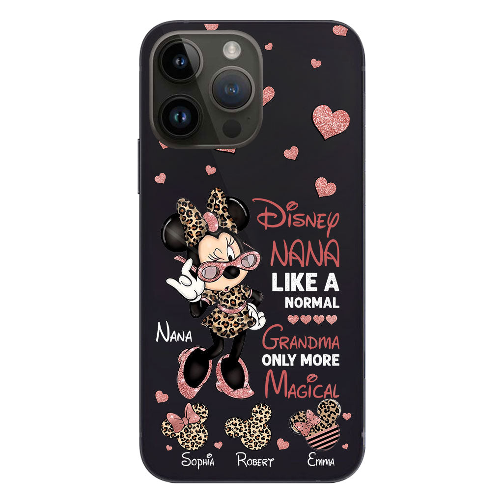 Like A Normal Grandma Only More Magical - Personalized Grandma Clear Phone Case