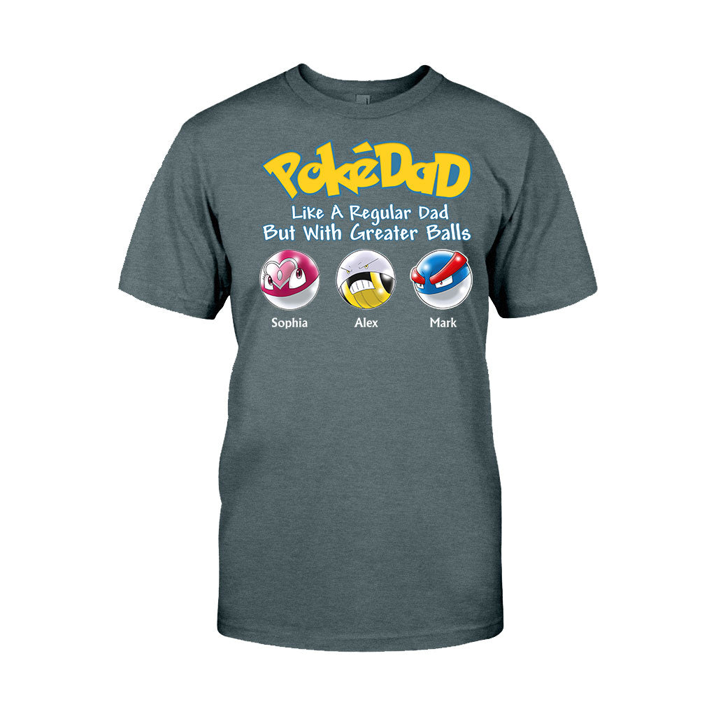 Pokedad - Personalized Monster Trainer T-shirt And Hoodie
