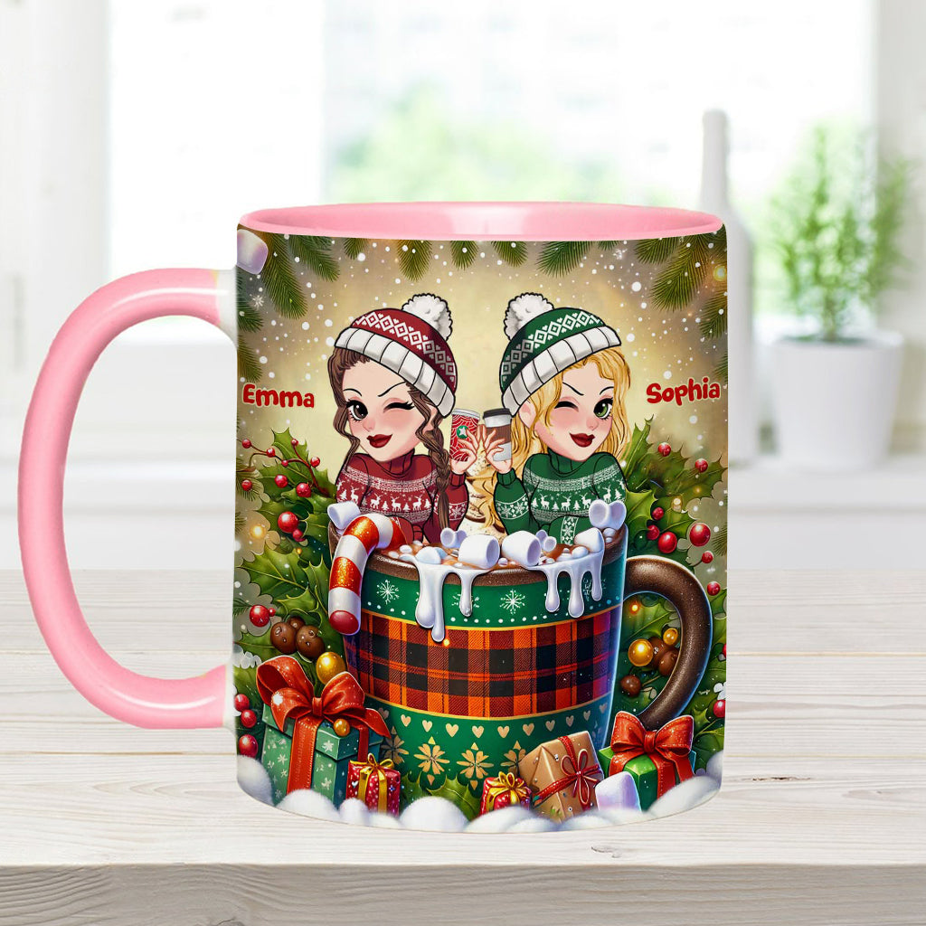 Badass Bitches - Personalized Bestie Accent Mug