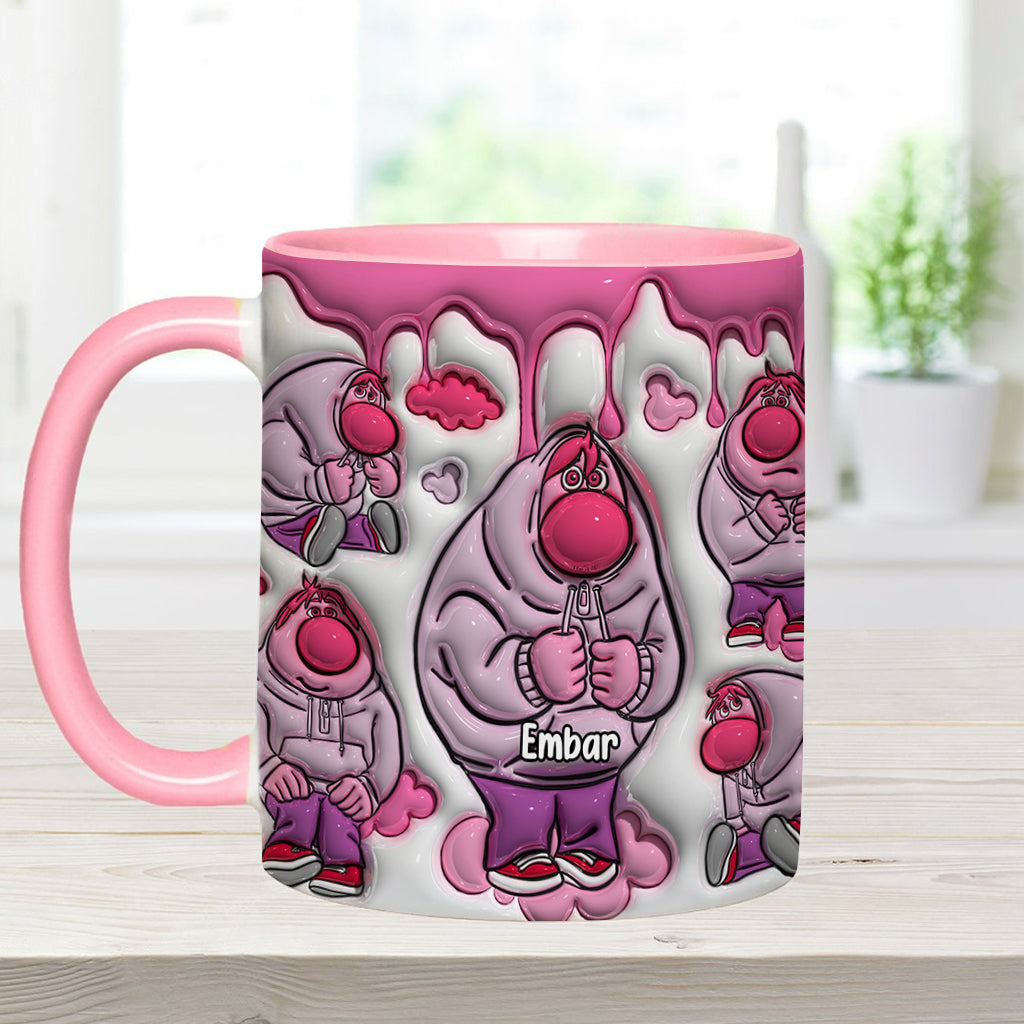 It's Ok To Feel All The Feels - Personalized Accent Mug