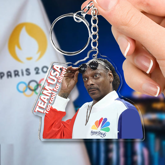 Snoop Dogg Team USA 2024 - Custom Shaped Keychain