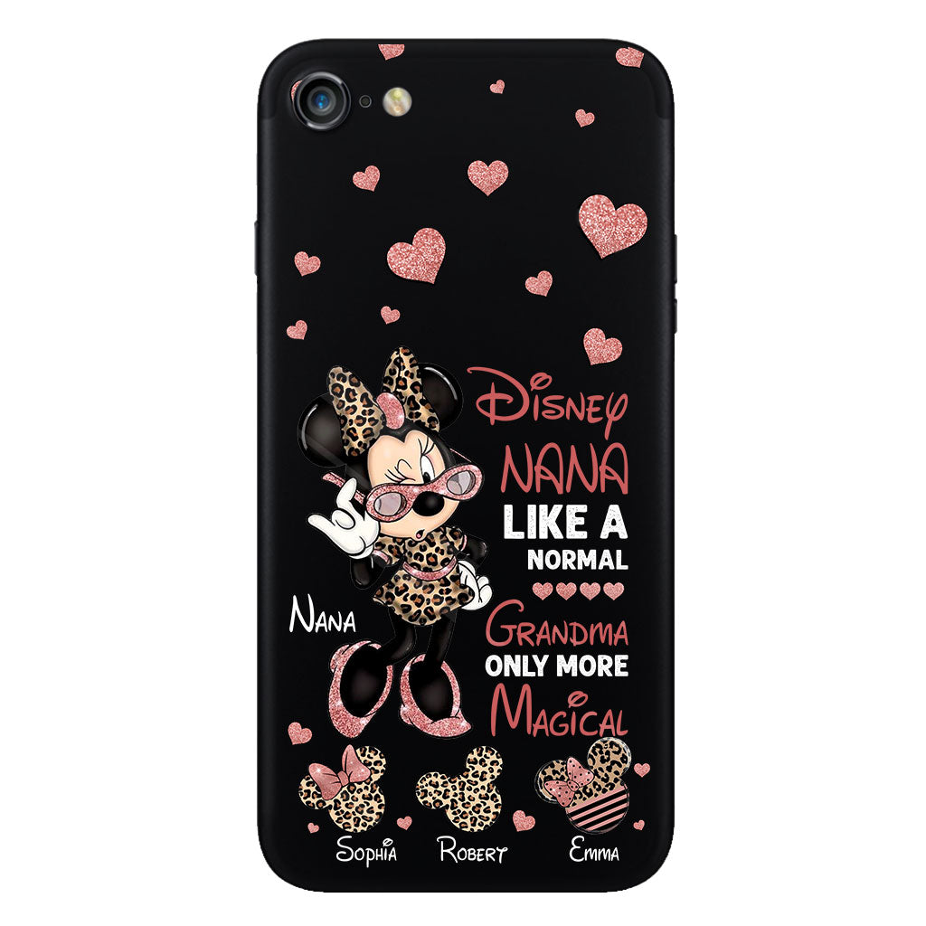 Like A Normal Grandma Only More Magical - Personalized Grandma Clear Phone Case