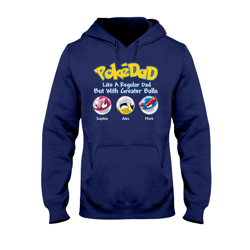 Pokedad - Personalized Monster Trainer T-shirt And Hoodie