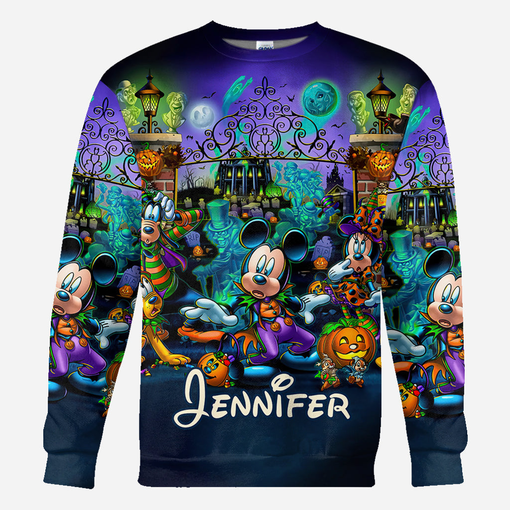 Welcome Foolish Mortals - Personalized Mouse All Over Shirt